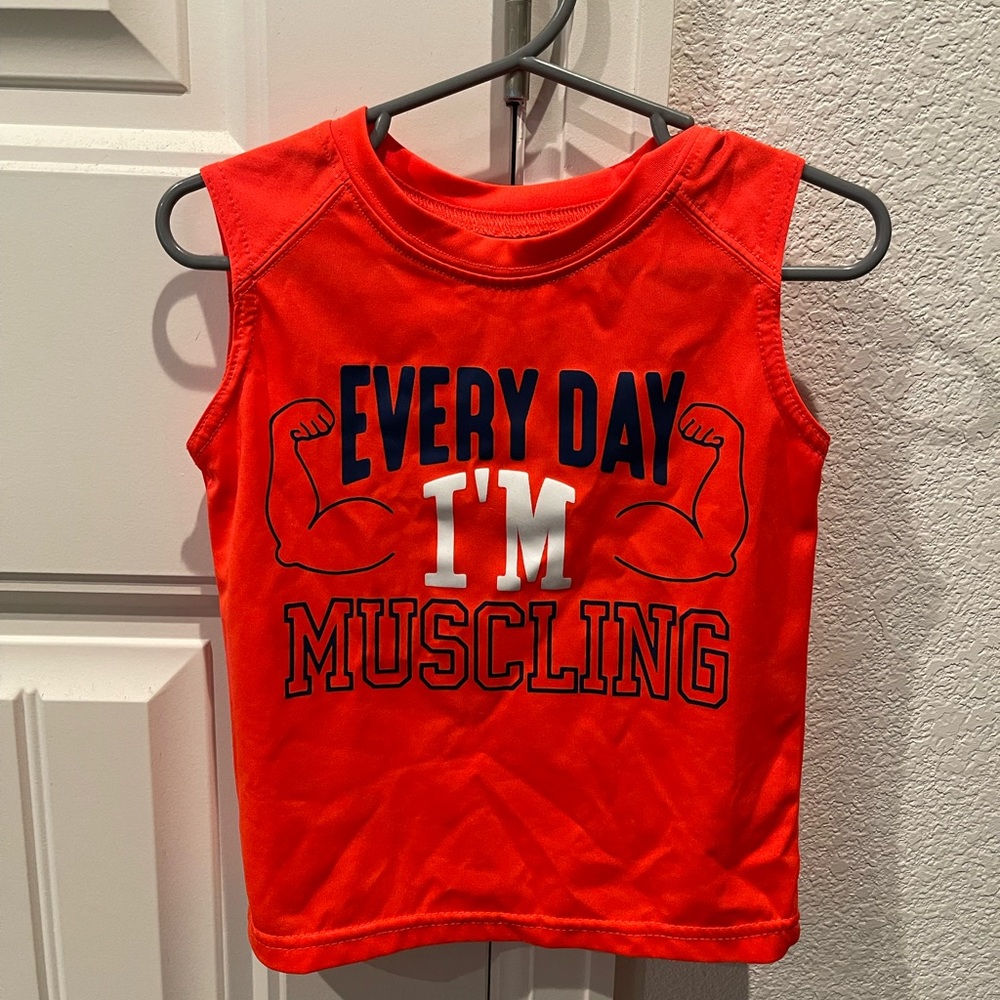 Okie Dokie kids sleeveless shirts, size 18 months